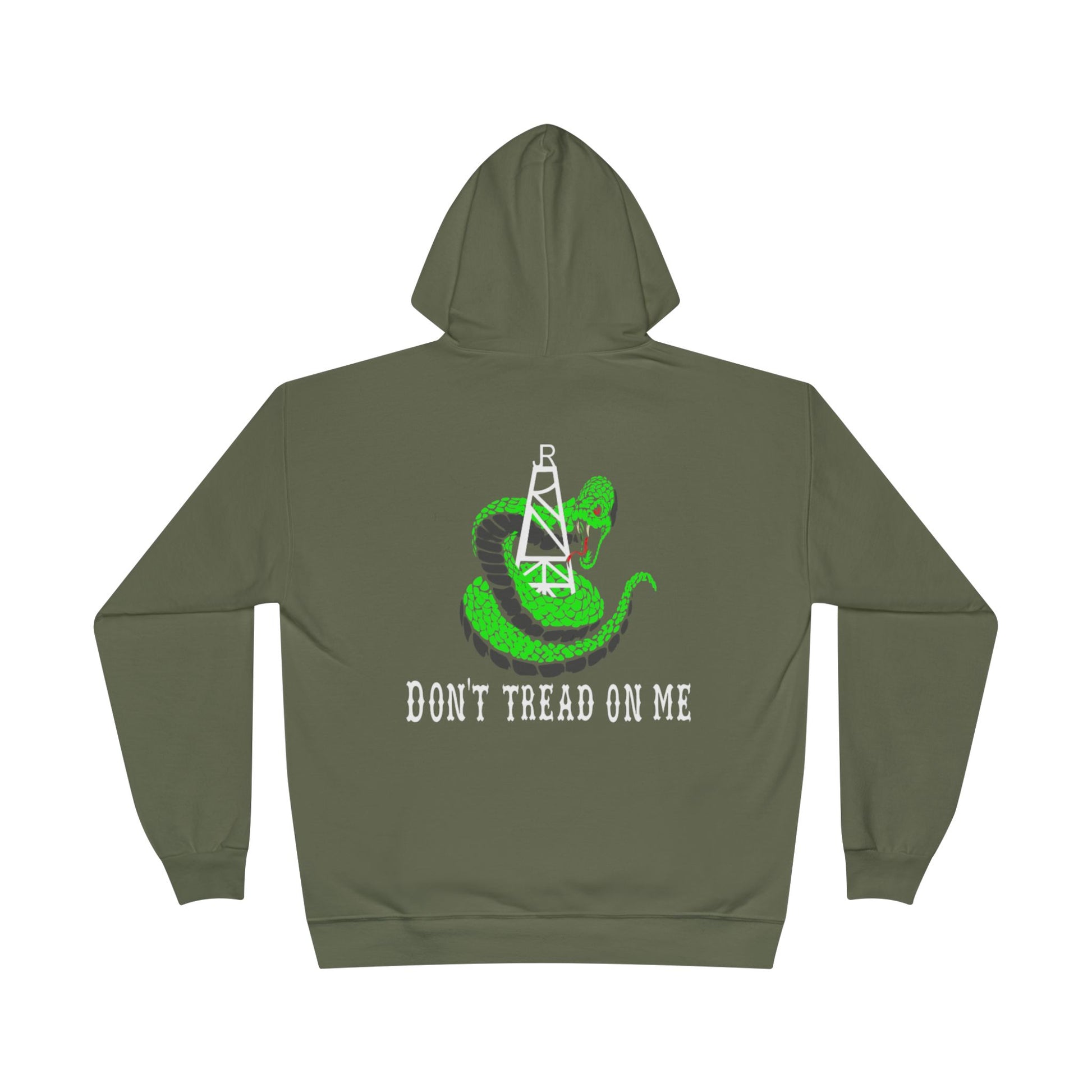 Eco-Friendly Hoodie, Unisex Pullover Sweatshirt, Texas Style, Don't Tread on Me Design, Casual Wear, Gift for Outdoors Men